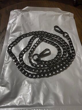 Gun Metal Chain Strap for Bags - Versatile Replacement Strap 51 inches